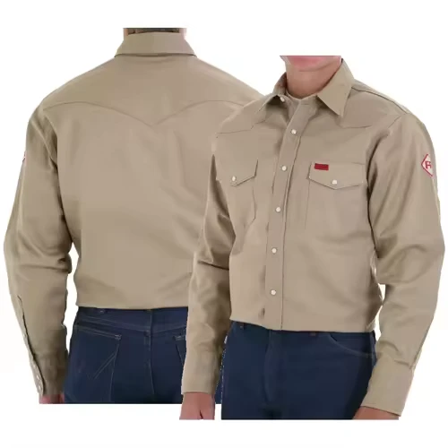 100-Cotton-FR-Welding-Suits-For-Welders-Workwear-Short-Long-Sleeve-FRC-Work-Shirt-Pearl-Snap-Buttons