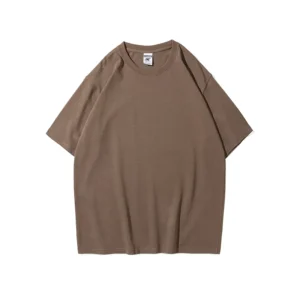 100% Cotton High Quality Customized Oversized Short Sleeve Men’s T-Shirts Formal Breathable Eco-Friendly Silk Screen Plus