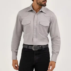 100% Cotton Long Sleeve Flame Retardant Workwear Anti Static FR Safety Clothing Fire Resistant Shirt