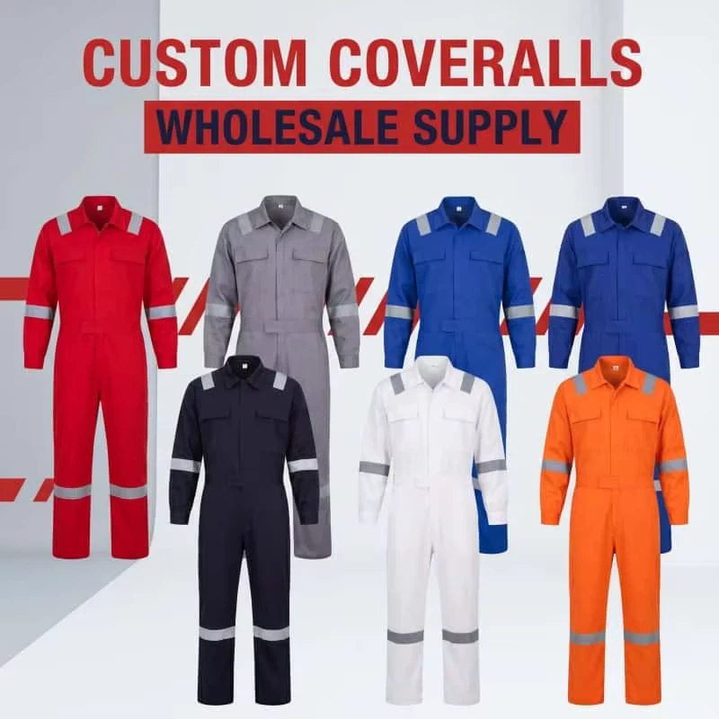 100% Cotton Long-sleeve One-piece Work Coverall Reflective Strips Cold Protection Industrial Safety Wear Turbine CE Certified