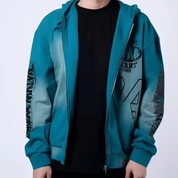 100% Cotton Men's Casual Jacket Dot Pattern for Spring Season