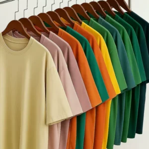 100% Cotton Men’s Heavyweight Washed Vintage T-Shirt with 3D Puff Print