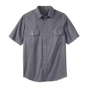 100% Cotton Men’s Work Shirts Fireproof FR Welding Short Sleeve Flame Retardant Twill Worker Shirts