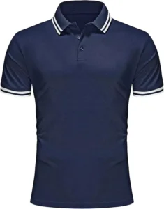 100% Cotton Pique Men’s Breathable Short-Sleeve Polo Shirt