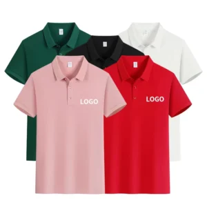 100% Cotton Polo Shirt Uniform, Embroidered, Adult and Kids, Golf and Work