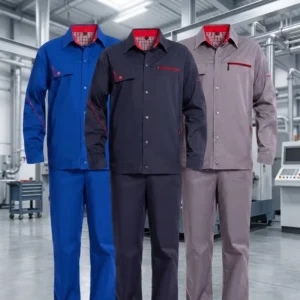 100% Cotton Safety Industrial Work Uniforms Suits Wear Labor Workwear for Logistics Workers