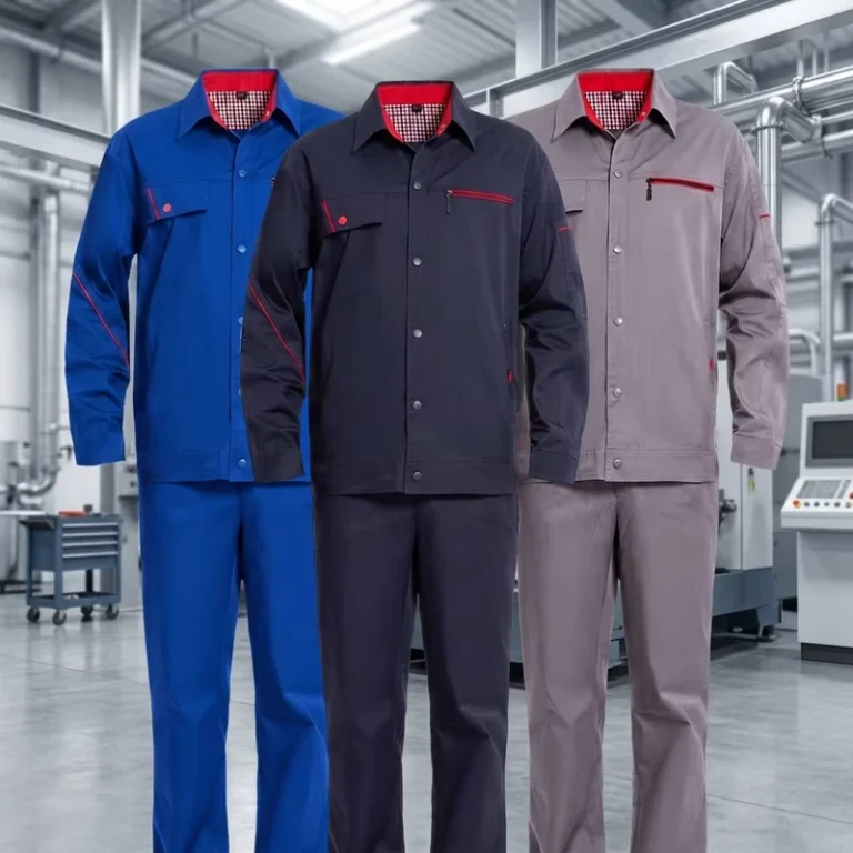 100-Cotton-Safety-Industrial-Work-Uniforms-Suits-Wear-Labor-Workwear-for-Logistics-Workers