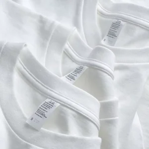 100% Cotton Solid Color Short Sleeve Casual T shirt 220g Heavyweight Custom Logo Regular Fit for Men