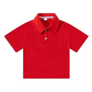 100% Cotton for Polo T Shirt for High Quality Short Length Branded Apparels with Solid Pattern for Summer