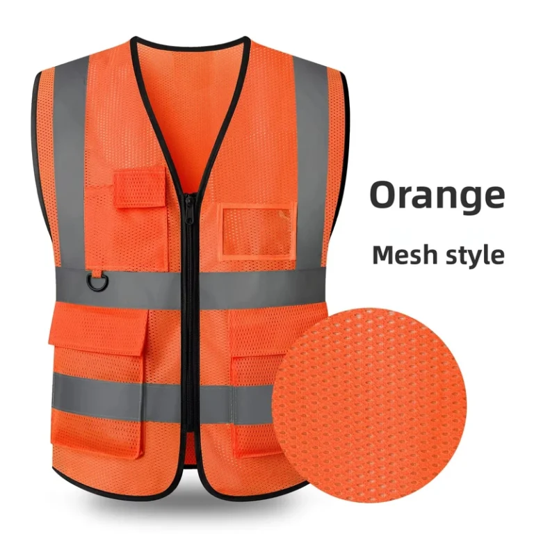 100-Polyester-Hi-Vis-Reflective-Safety-Vest-with-Custom-Logo-Traffic-Work-Security-Jacket-Waterproof-Clothing