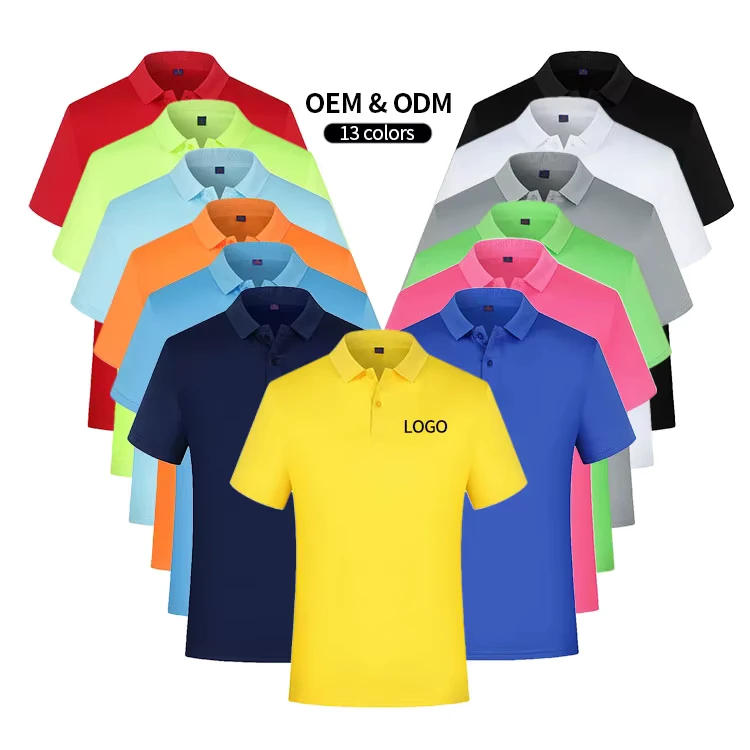 100% Polyester Quick Dry Men's Mesh Polo Shirt with Breathable Fabric