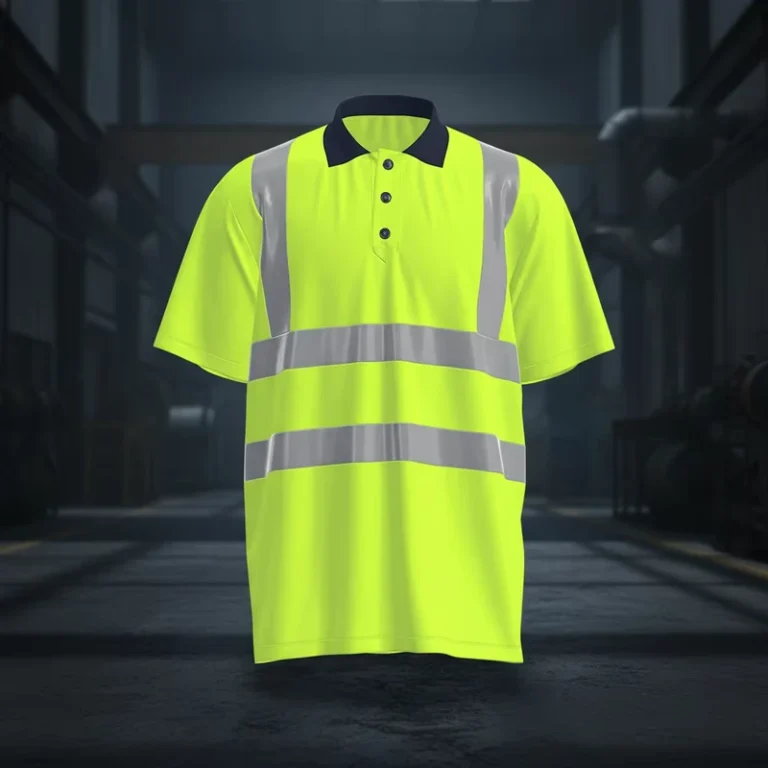 100-Polyester-Safety-Hi-Vis-Workwear-Polo-Shirts-Quick-Dry-Construction-Work-Clothes-T-Shirt