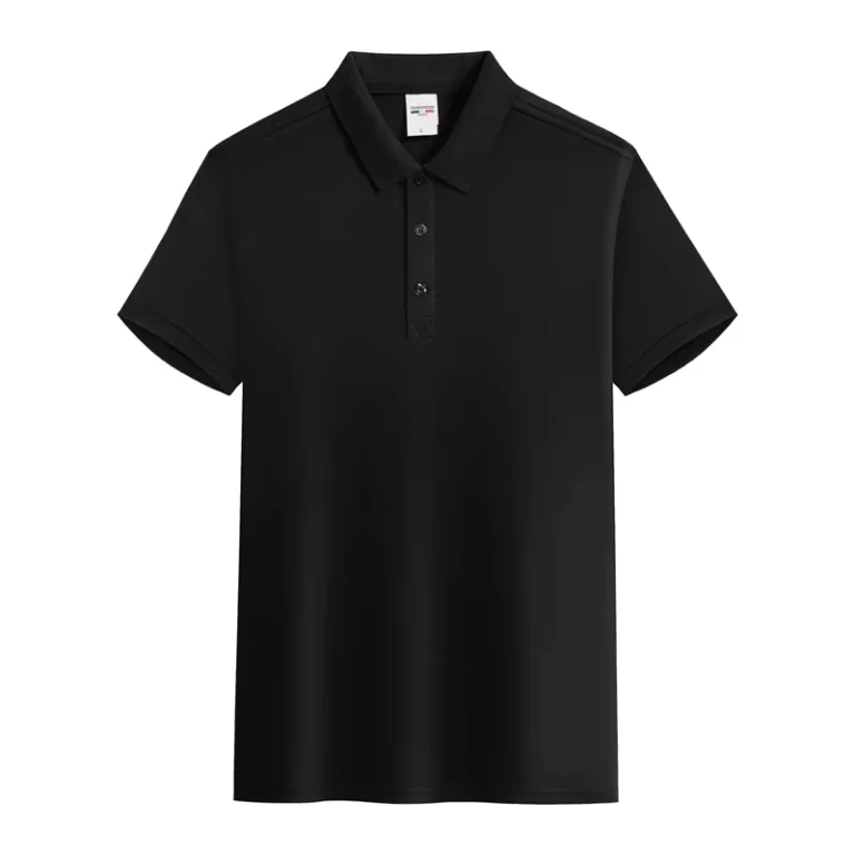 100-Premium-Pure-Cotton-Custom-Logo-Plain-T-Shirt-Black-White-Classic-Short-Sleeved-Tee-Summer-Plus-Size-Mens-Polo-Shirts