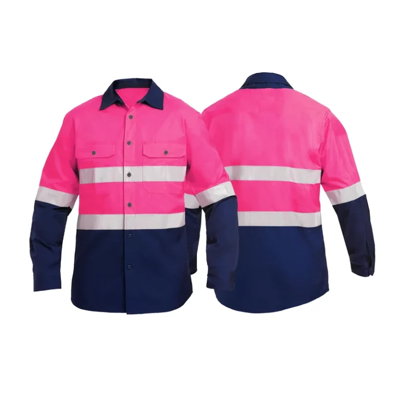 100-Pure-Cotton-Construction-Mining-Industrial-Worker-Uniform-Workwear-Custom-Logo-Reflective-Safety-Clothes-Hi-Vis-Work-Shirts