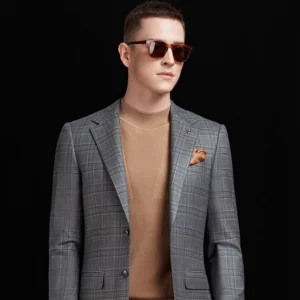 100% Virgin Wool Breathable Plus Size Men’s Wedding & Business Suit Fused Half/Full Canvas Garment Dyed British & Italian Style