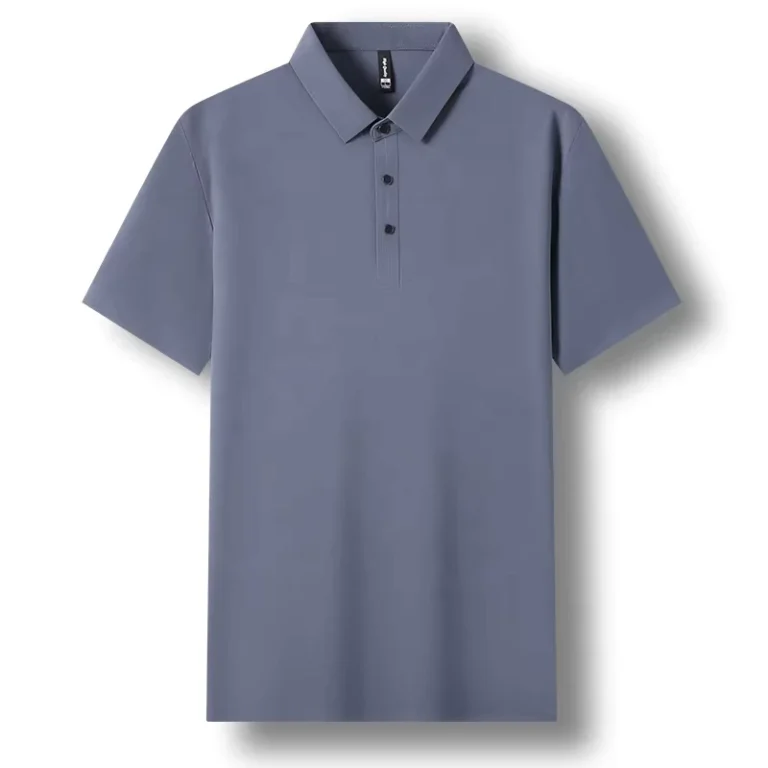 1001-Dynamic-Beaded-Fabrics-Pure-Version-Without-logo-Solid-Color-Business-Polo-Custom-Glue-Pressing-Process-Golf-Polo-Shirt