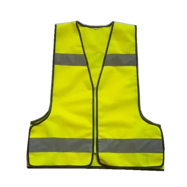 100%Polyester Knitted Traffic High Visibility Work Men Hi Vis Vest