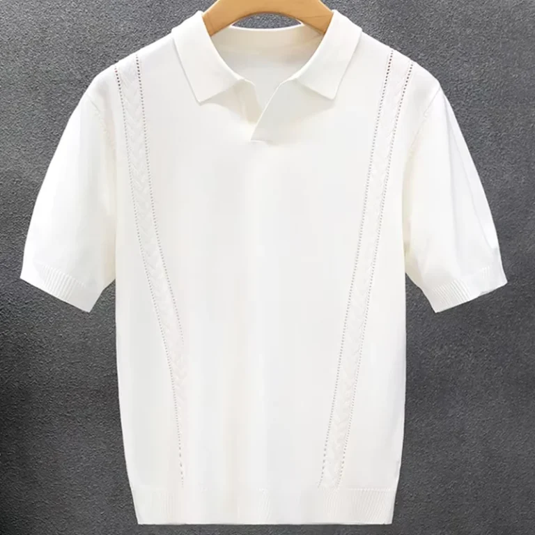 12-GG-JERSEY-Short-Sleeve-Polo-T-shirts-Custom-40-Viscose-60-Polyester-Pullover-Polo-Neck-T-shirts