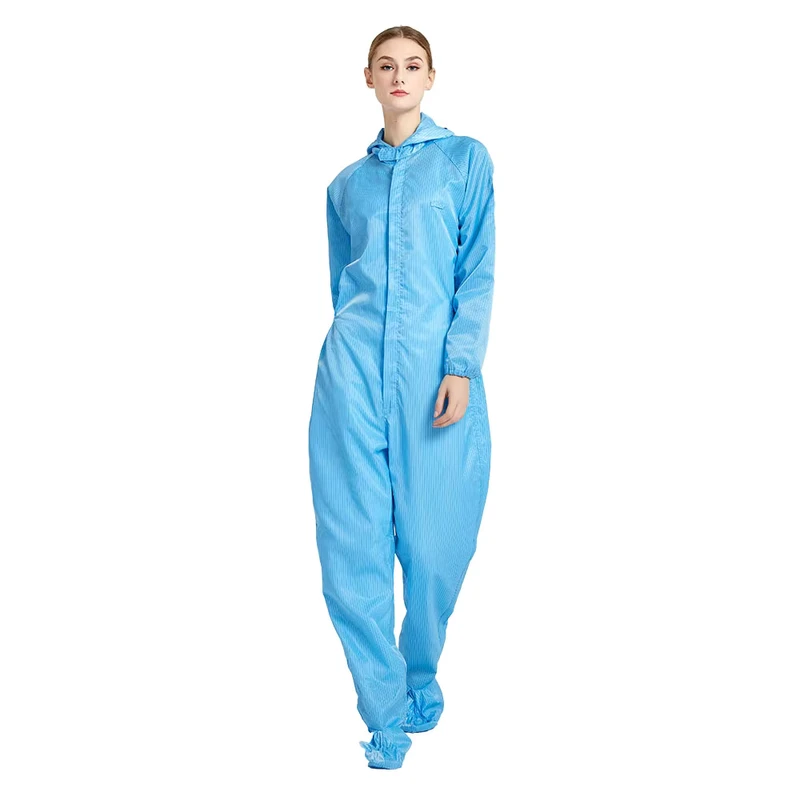 121℃ Autoclave Resistant Anti Static Coverall Dust Free GMP Workshop Safety Clothing