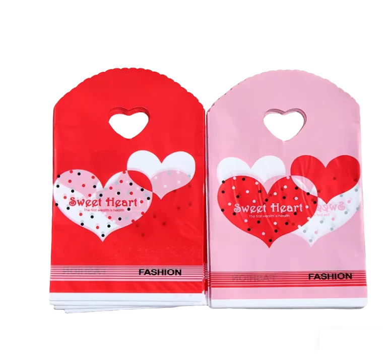 13-x-21-cm-Red-and-Pink-Shopping-Bags-with-Polka-Dotted-Hearts-and-Sweet-Heart-Text