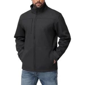 16OZ Men’s FR Ripstop Loose Fit Jacket (FRCY6001) Black Fire Protection HRC2 CAT2 ASTM F1506 NFPA70E Waterproof SEWING Made