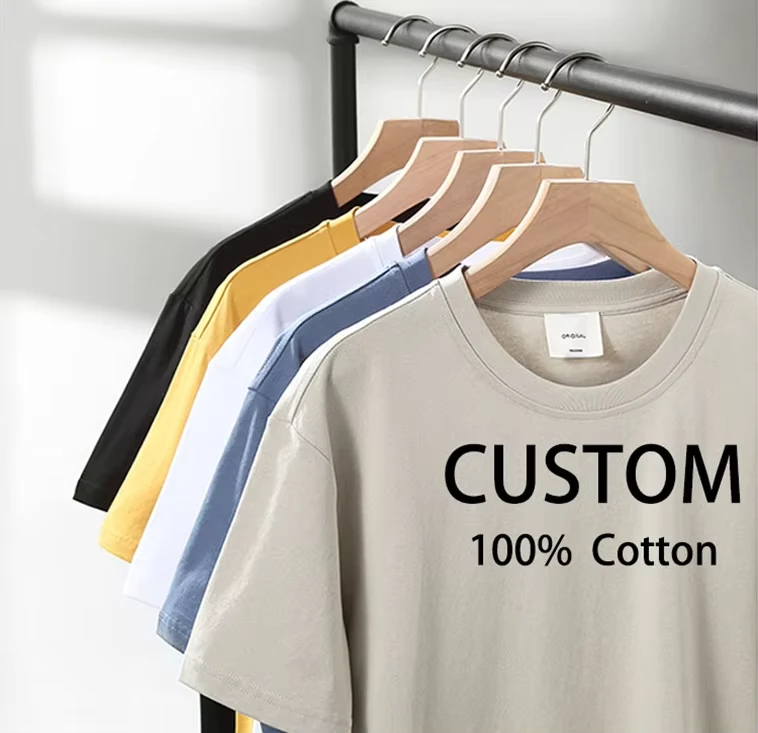210-GSM-100-Cotton-Custom-Printed-Blank-T-Shirt-for-Men