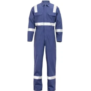 220GSM Flame Retardant Antistatic Coverall 98% Cotton 2% Antistatic Safety Clothing for Oil Gas Industry