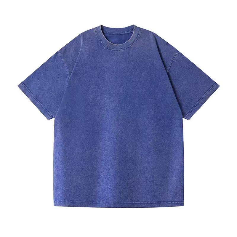 230gsm Washed Men's Cotton T-Shirt, Vintage, Oversized, Unisex
