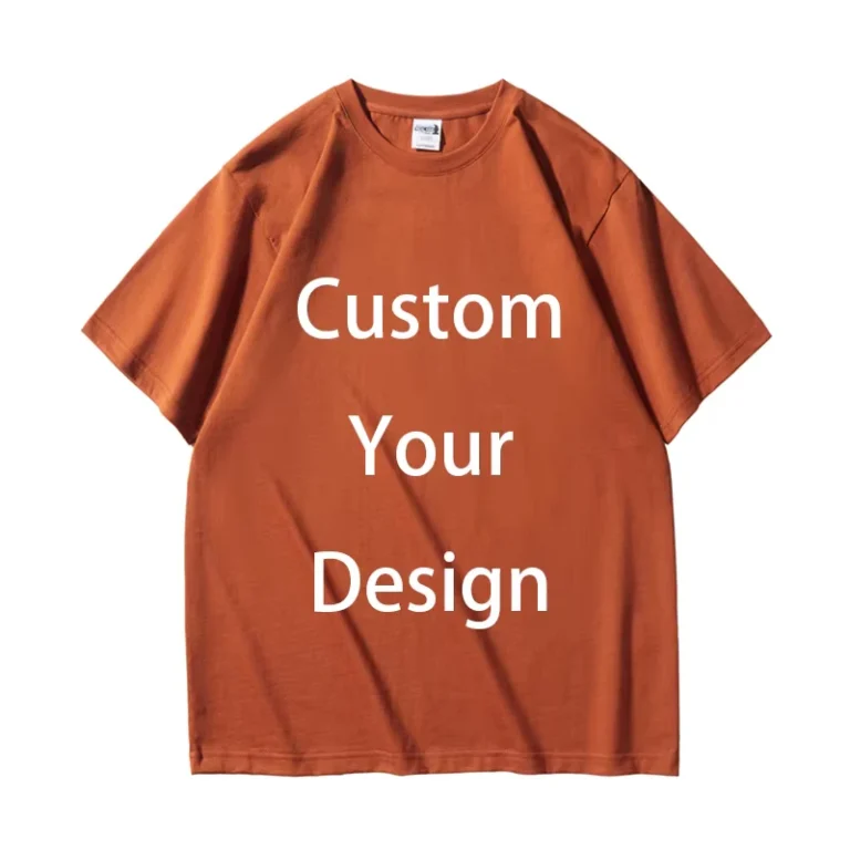 240g-100-Cotton-Mens-Oversized-Breathable-Short-Sleeve-T-Shirt-Custom-Logo-Multicolor