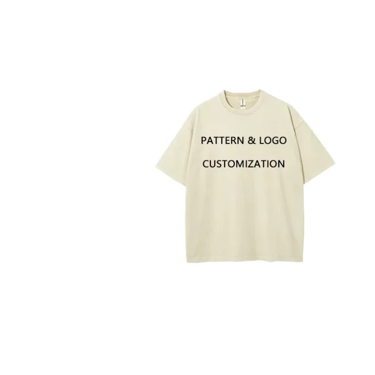 250gsm-Retro-Heavyweight-100-Cotton-Knitted-Loose-Fit-Round-Neck-Short-Sleeved-T-Shirt-Printed-Design-Blank-Style