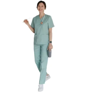 260617 Hospital Dental Clinic Surgeon Scrub Set Green Men’s Nurse Pants
