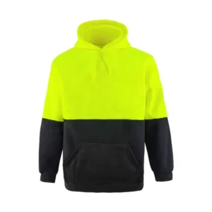 280gsm 100% Polyester Custom Color Custom LOGO Men Women Hi Vis Fleece Sweatshirt Big Size Safety Hoodie Pullover