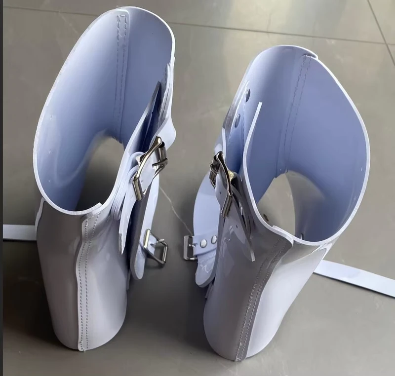 2mm White PVC Knee Protectors or Shoe Covers