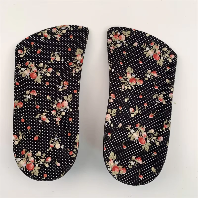 3/4 Arch Support Orthotic Insoles for Plantar Fasciitis and Flat Feet with Heel Lift