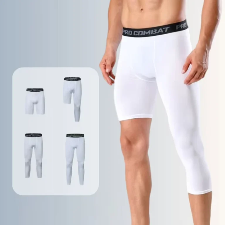 3-4-Compression-Pants-Athletic-Baselayer-Workout-Sports-Running-Legging-Tights-for-Men-Quick-Dry-Workout-Elastic-Waist-Trousers
