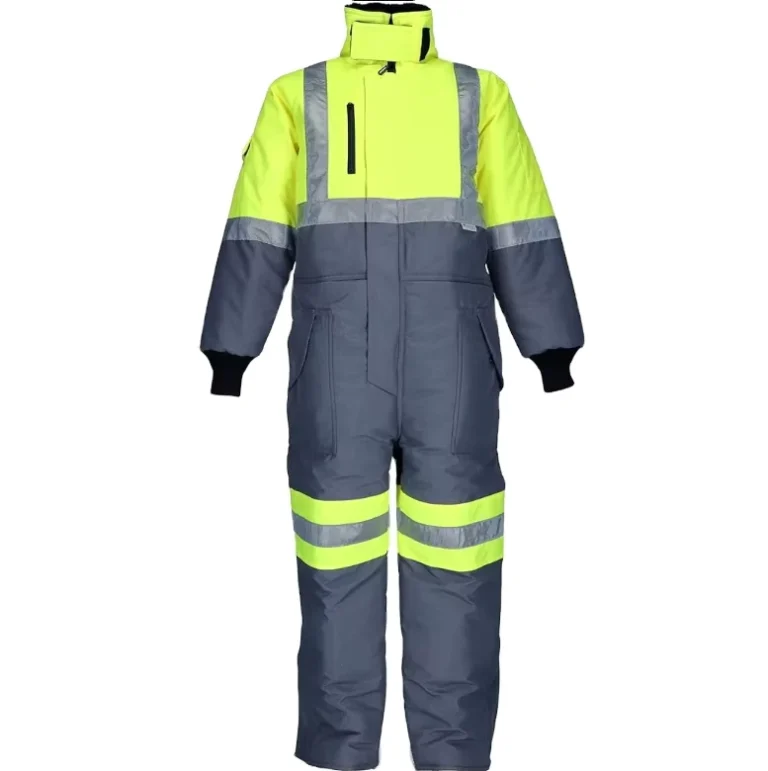 30F-Comfort-Rating-Professional-Freezer-Storage-Room-Safety-Workwear-Hi-Vis-Reflective-Insulated-Cold-Protection-Coveralls