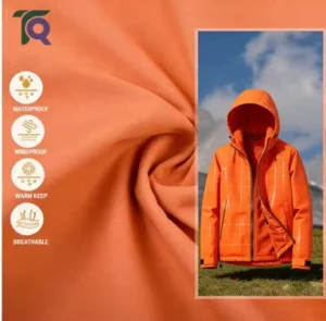 320D Double Weft Taslon 3 in 1 Plaid FR Fleece Fabric Aramid Durable Flame Resistant for Outdoor Jackets