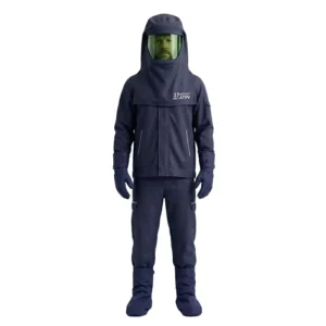 33 Cal/cm² CAT 2 Arc Resistant Coverall Lightweight FR Anti Arc Safety Workwear for Power Industry