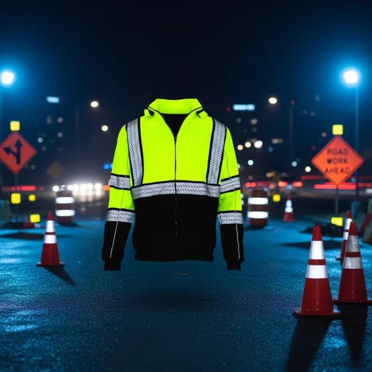 330gsm-Reflective-Custom-Plain-LOGO-Men-Women-Hi-Vis-Fleece-Big-Size-Cotton-Safety-Jacket-ANSI-CLASS-2-LED-Flash