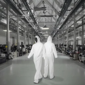 35Gsm 40Gsm 45Gsm 50Gsm Pp Disposable Polypropylene Nonwoven Coverall Protective Medical Suit Overall for Industry Coverall