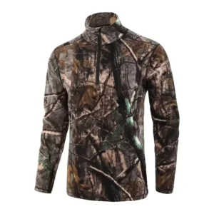 3D Boar Deer Smocked Polo Fleece Solid Custom Women Ladies Merino Wool Camouflage Camo Fishing Hunter Hunting T Shirts For Men