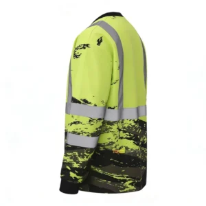 3D Customized Logo Personalized Graphic Safety T Shirt for Men Reflective ANSI Class 3 Breathable Workwear