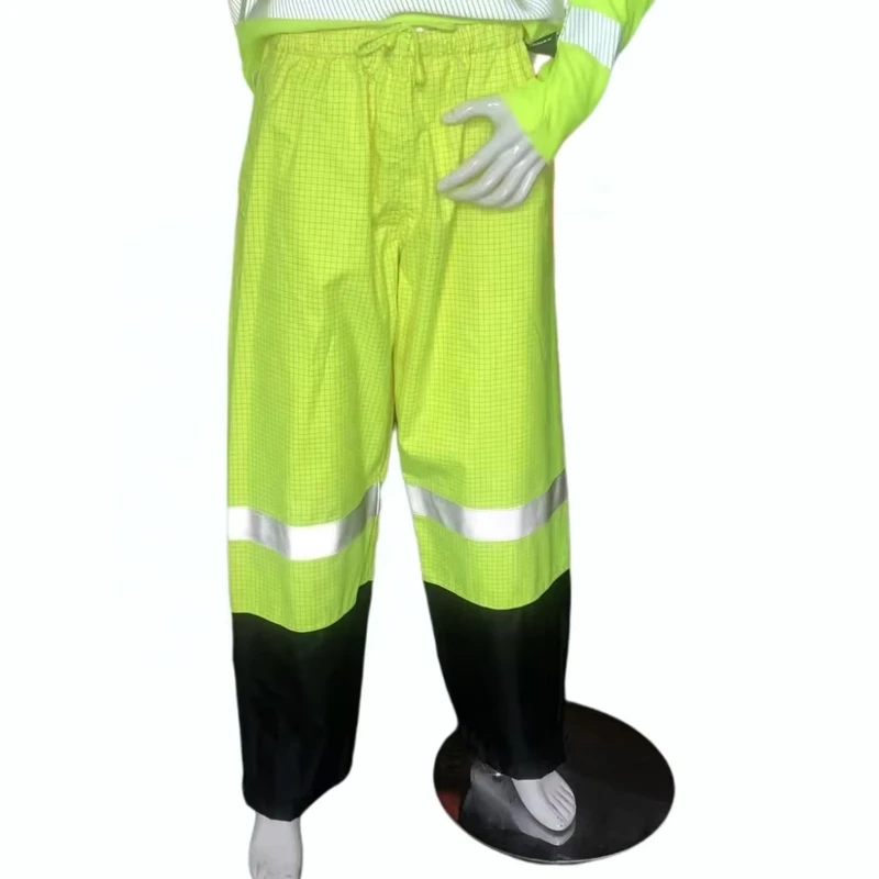 3m Oxford Antistatic Reflective Work Wear Pants Safety Industrial Work Pants for Men Stretch