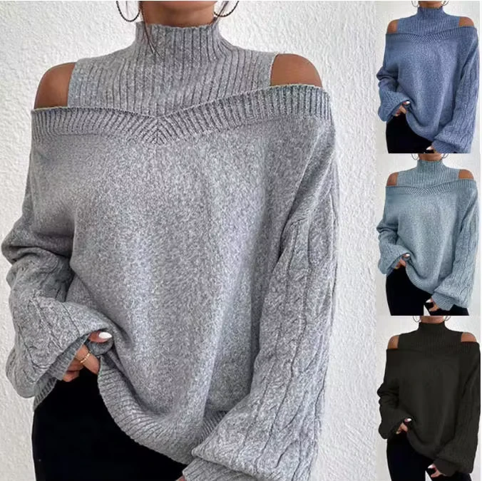 4-Colors-Off-Shoulder-Sweater