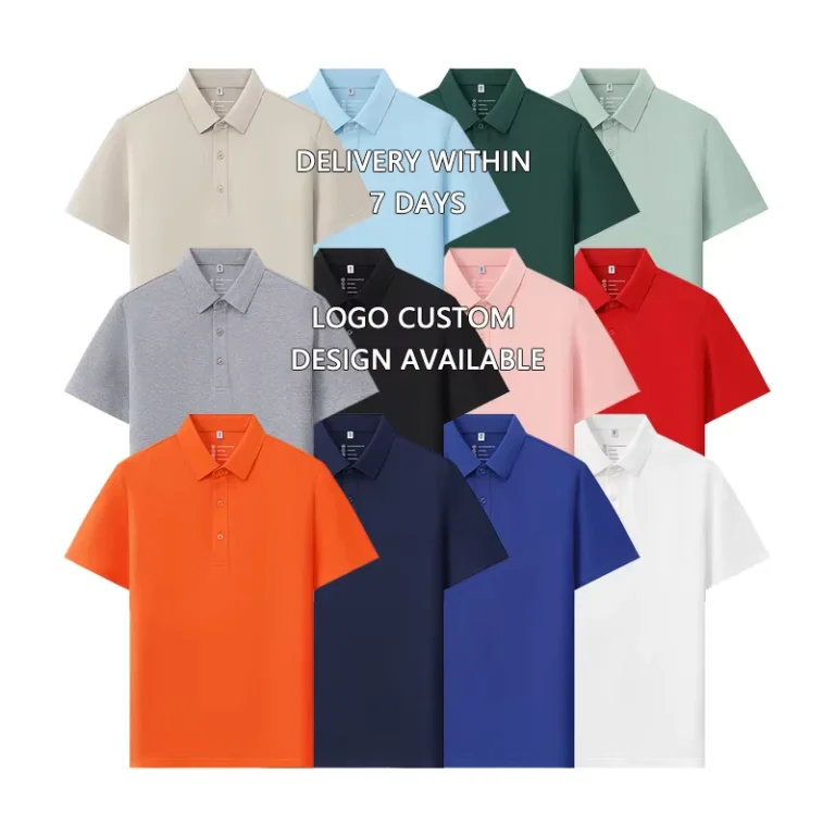 40-Count-7A-Antimicrobial-Quick-Dry-Knitted-Cotton-Polyester-180g-Solid-Color-Casual-Button-Seamless-Cloth-Collar-Shirt-Men