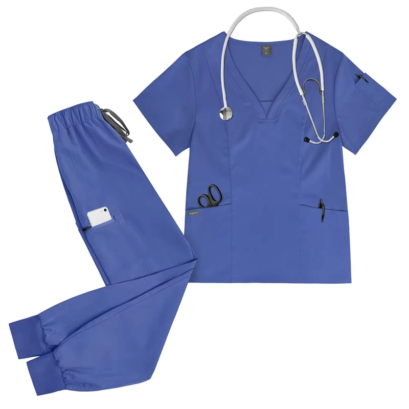 42030 Unisex V-Neck Nurse Scrub Set