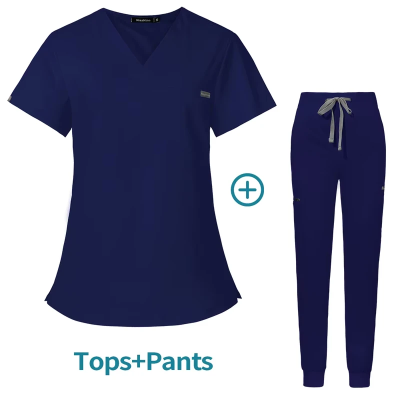42031LW Unisex Surgical Scrub Suit with Wide-Leg Flare Pants