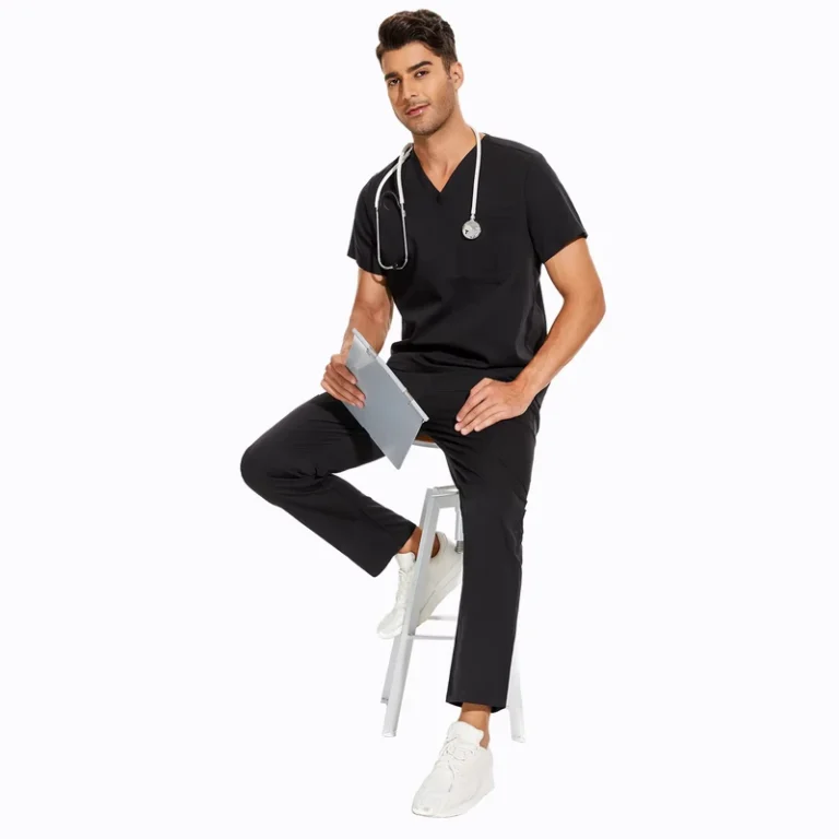 42109-Custom-Jogger-Pants-High-Quality-Medical-Scrub-for-Women-Sports-Gym-Fitness-2-Pcs-Suit-Set-for-Women