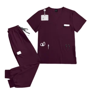 42122 Women’s Smock Medical Scrubs with Zipper and Warm Workwear