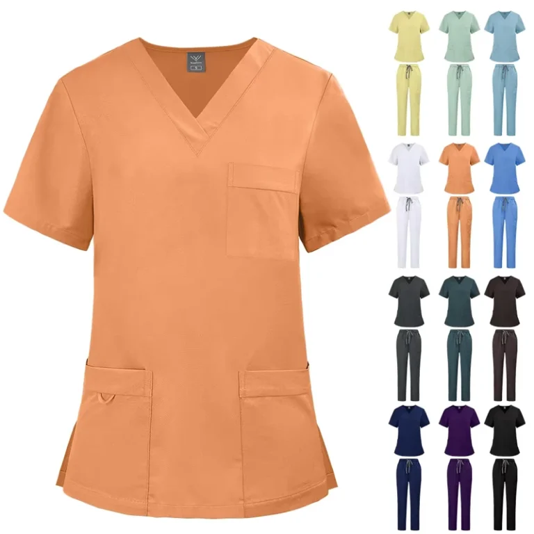 42217-Hot-Selling-Polyester-Unisex-Woven-Stretch-Breathable-Jogger-Nursing-Hospital-Scrubs-Uniforms-Sets-Scrub-Suits-Women